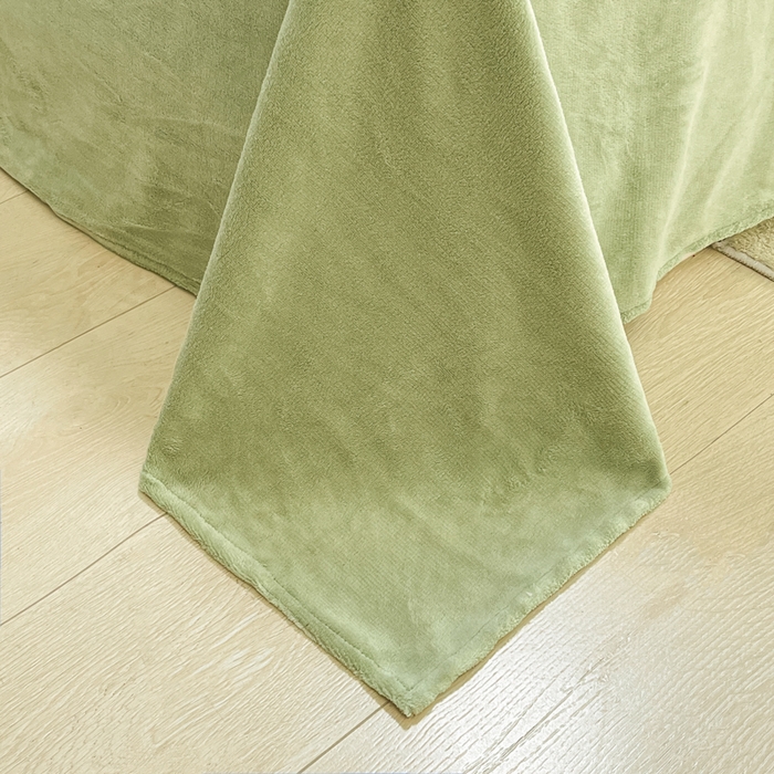 91家纺网 家纺一手货源 找家纺 沐慕 2025新款高克重牛奶绒四件套 牛奶绒-叶子小兔