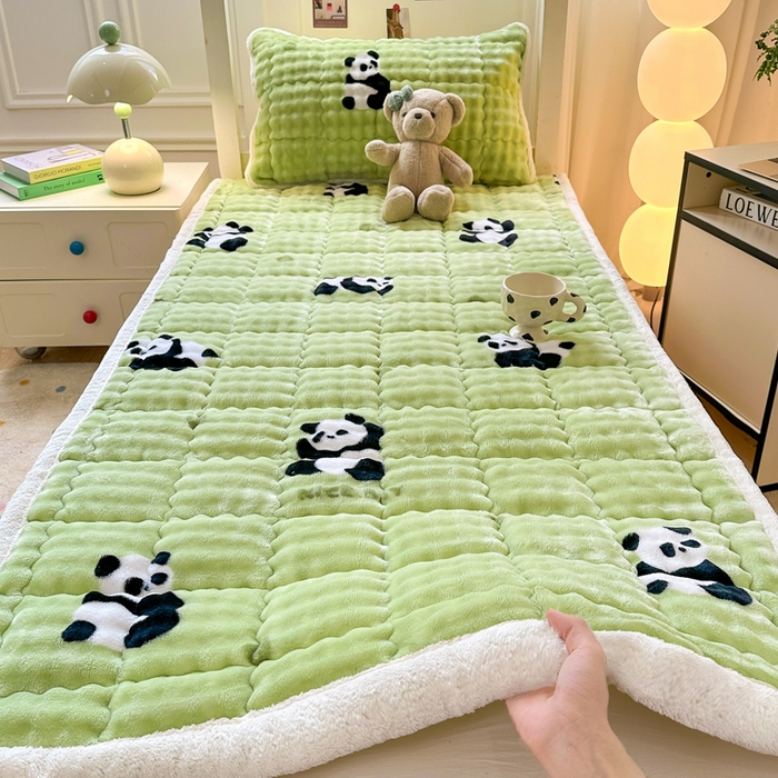 91家纺网 家纺一手货源 找家纺 （总）优品惠 2025新款兔毛绒床垫学生床垫床褥子床护垫