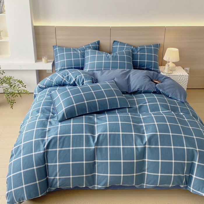 91家纺网 家纺一手货源 找家纺 （总）春皖家纺 2025新款12868全棉印花四件套-大床图