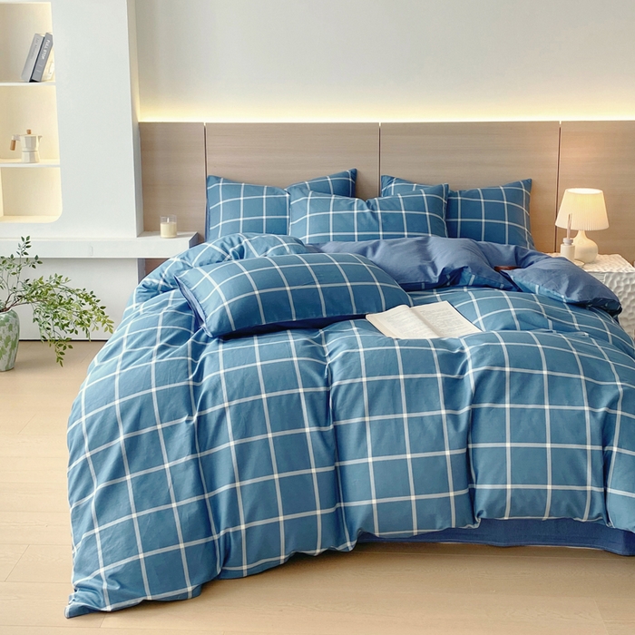 91家纺网 家纺一手货源 找家纺 （总）春皖家纺 2025新款12868全棉印花四件套-大床图