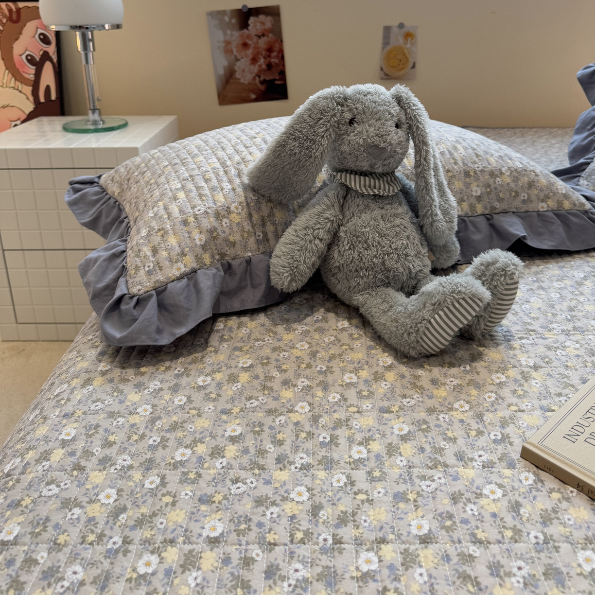 91家纺网 家纺一手货源 找家纺 一加一 2025新款小清新花边款大豆被床盖系列 秋日记忆