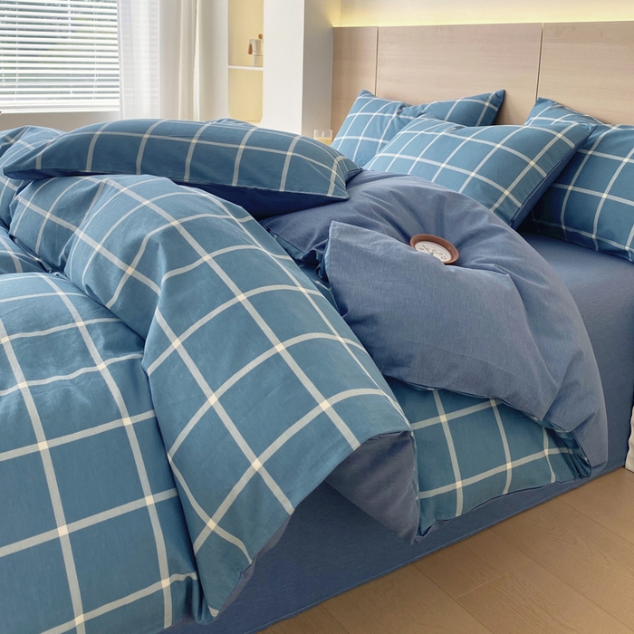 91家纺网 家纺一手货源 找家纺 （总）春皖家纺 2025新款12868全棉印花四件套-大床图