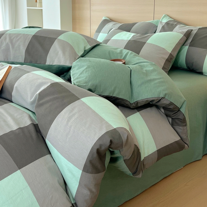 91家纺网 家纺一手货源 找家纺 （总）春皖家纺 2025新款12868全棉印花四件套-大床图