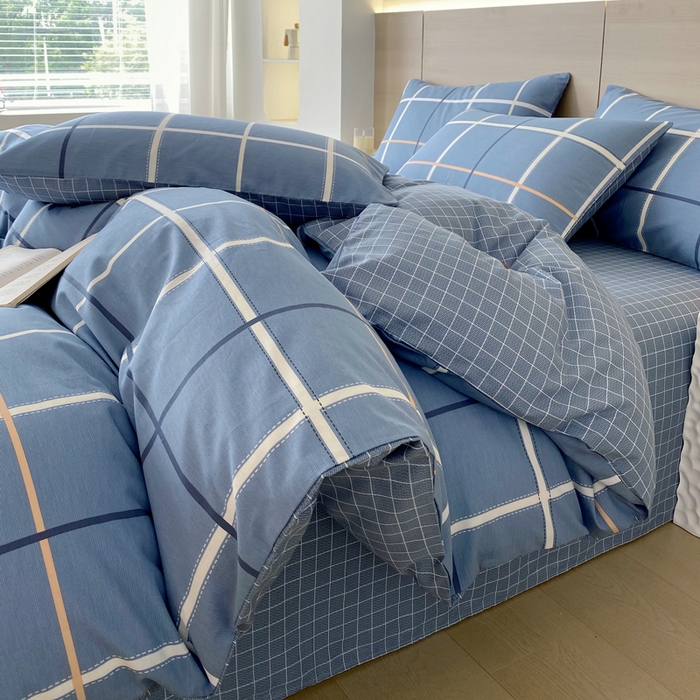 91家纺网 家纺一手货源 找家纺 （总）春皖家纺 2025新款12868全棉印花四件套-大床图