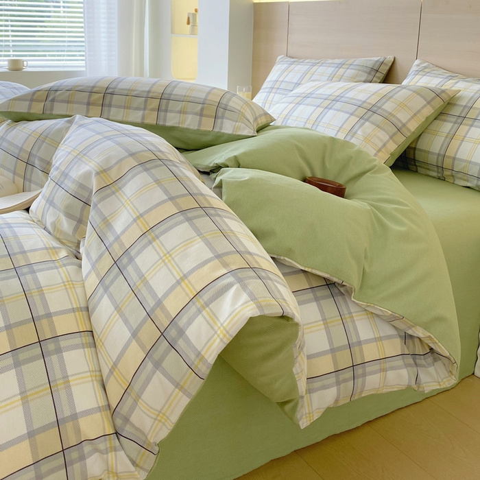 91家纺网 家纺一手货源 找家纺 （总）春皖家纺 2025新款12868全棉印花四件套-大床图