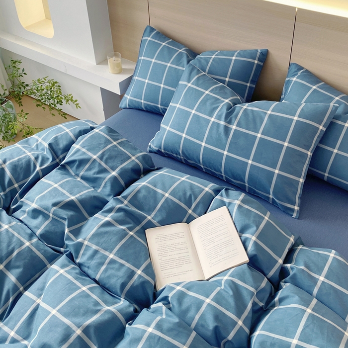 91家纺网 家纺一手货源 找家纺 春皖家纺 2025新款12868全棉印花四件套-大床图 伯拉图兰