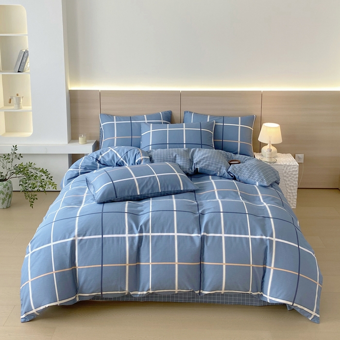 91家纺网 家纺一手货源 找家纺 春皖家纺 2025新款12868全棉印花四件套-大床图 苏兰