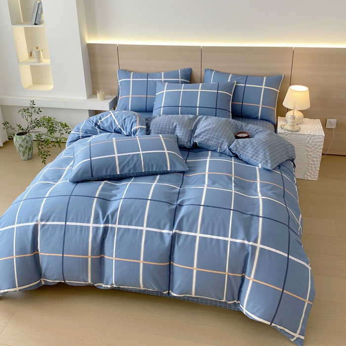 91家纺网 家纺一手货源 找家纺 春皖家纺 2025新款12868全棉印花四件套-大床图 苏兰