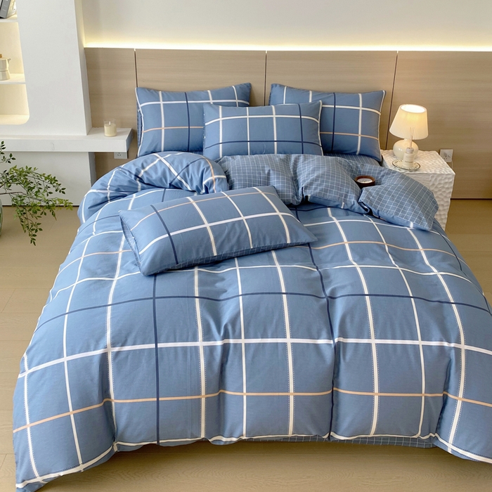 91家纺网 家纺一手货源 找家纺 春皖家纺 2025新款12868全棉印花四件套-大床图 苏兰