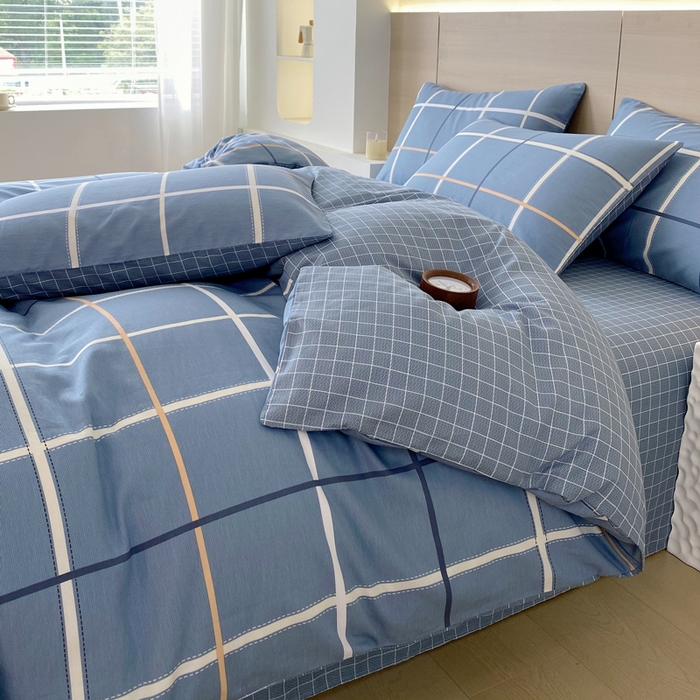 91家纺网 家纺一手货源 找家纺 春皖家纺 2025新款12868全棉印花四件套-大床图 苏兰