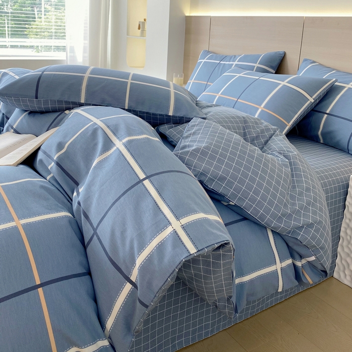 91家纺网 家纺一手货源 找家纺 春皖家纺 2025新款12868全棉印花四件套-大床图 苏兰