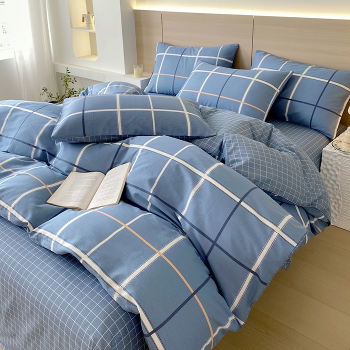 91家纺网 家纺一手货源 找家纺 春皖家纺 2025新款12868全棉印花四件套-大床图 苏兰