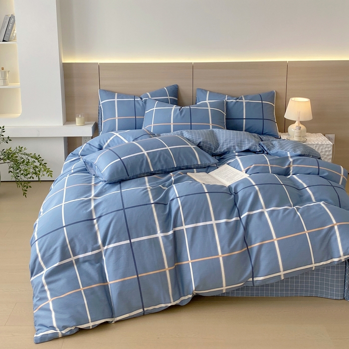 91家纺网 家纺一手货源 找家纺 春皖家纺 2025新款12868全棉印花四件套-大床图 苏兰