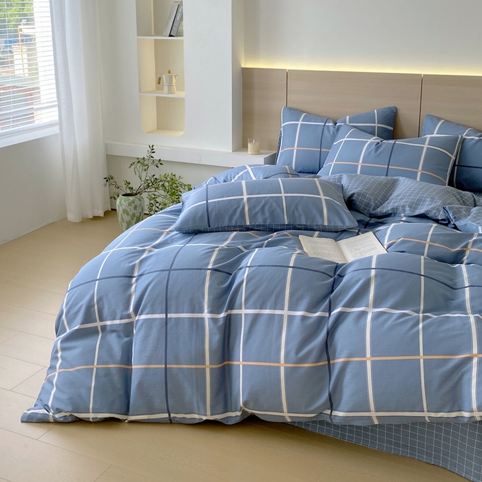 91家纺网 家纺一手货源 找家纺 春皖家纺 2025新款12868全棉印花四件套-大床图 苏兰