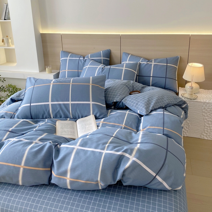 91家纺网 家纺一手货源 找家纺 春皖家纺 2025新款12868全棉印花四件套-大床图 苏兰