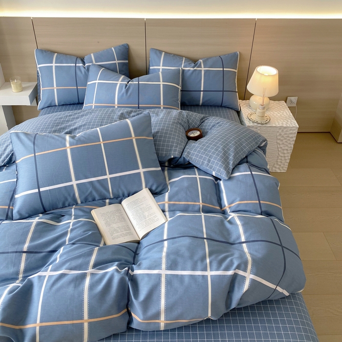 91家纺网 家纺一手货源 找家纺 春皖家纺 2025新款12868全棉印花四件套-大床图 苏兰