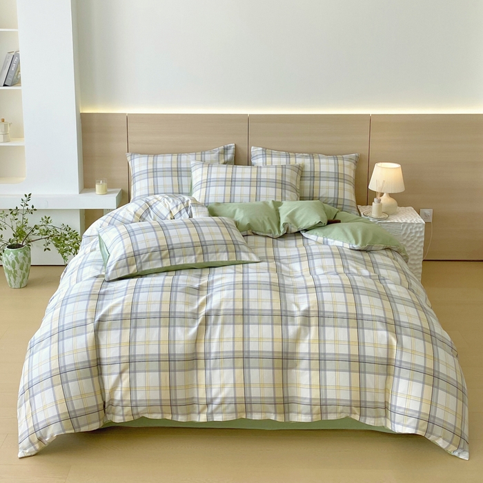 91家纺网 家纺一手货源 找家纺 春皖家纺 2025新款12868全棉印花四件套-大床图 维希格