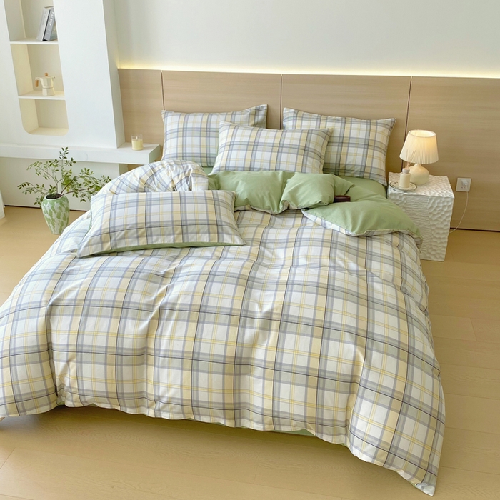 91家纺网 家纺一手货源 找家纺 春皖家纺 2025新款12868全棉印花四件套-大床图 维希格