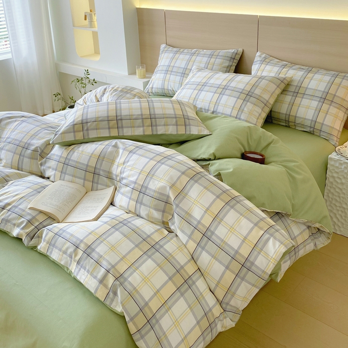 91家纺网 家纺一手货源 找家纺 春皖家纺 2025新款12868全棉印花四件套-大床图 维希格