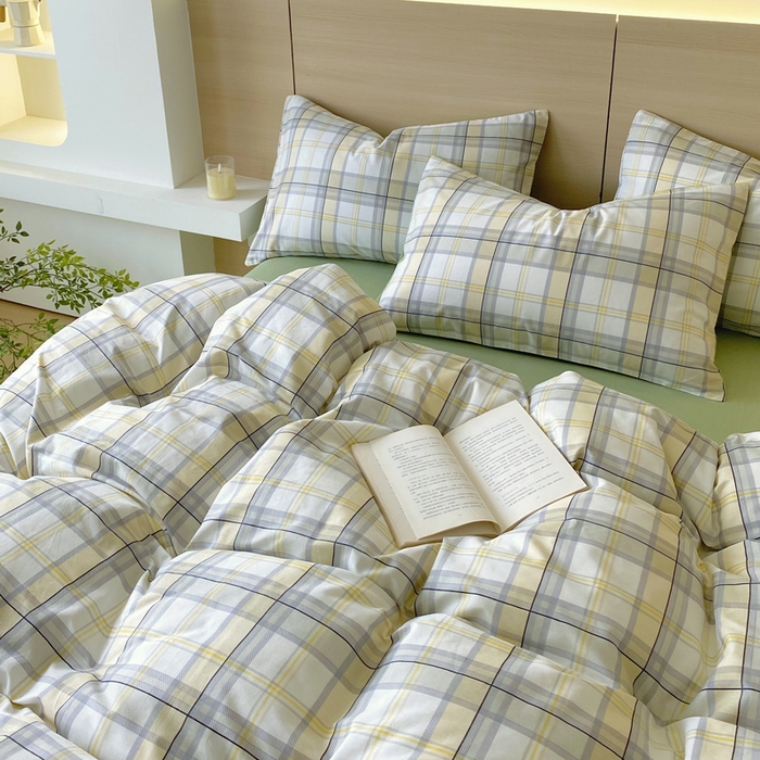 91家纺网 家纺一手货源 找家纺 春皖家纺 2025新款12868全棉印花四件套-大床图 维希格