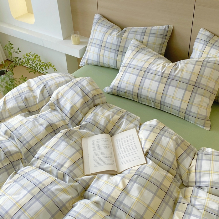 91家纺网 家纺一手货源 找家纺 春皖家纺 2025新款12868全棉印花四件套-大床图 维希格