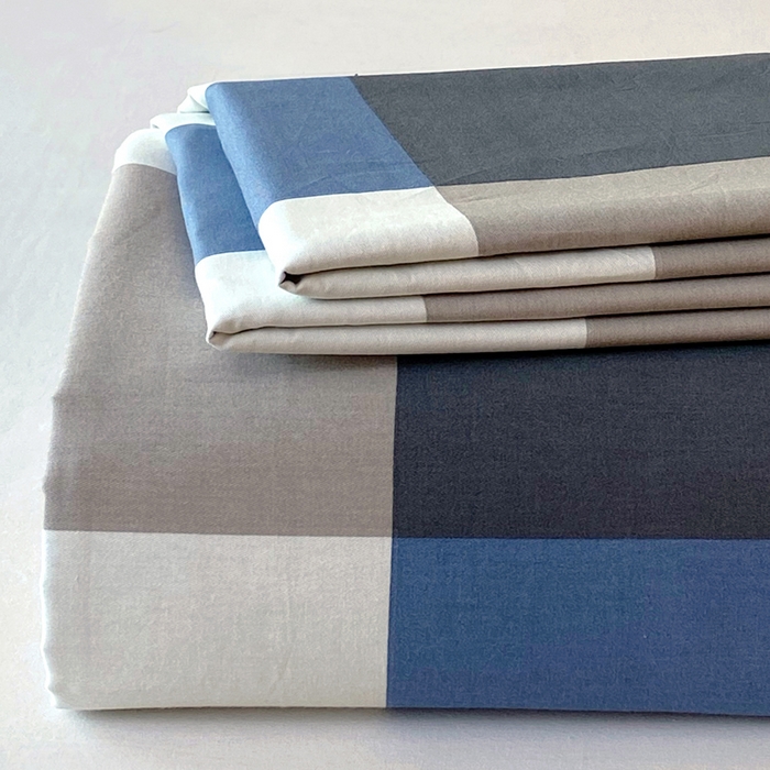 91家纺网 家纺一手货源 找家纺 春皖家纺 2025新款12868全棉印花四件套-大床图 叠拍