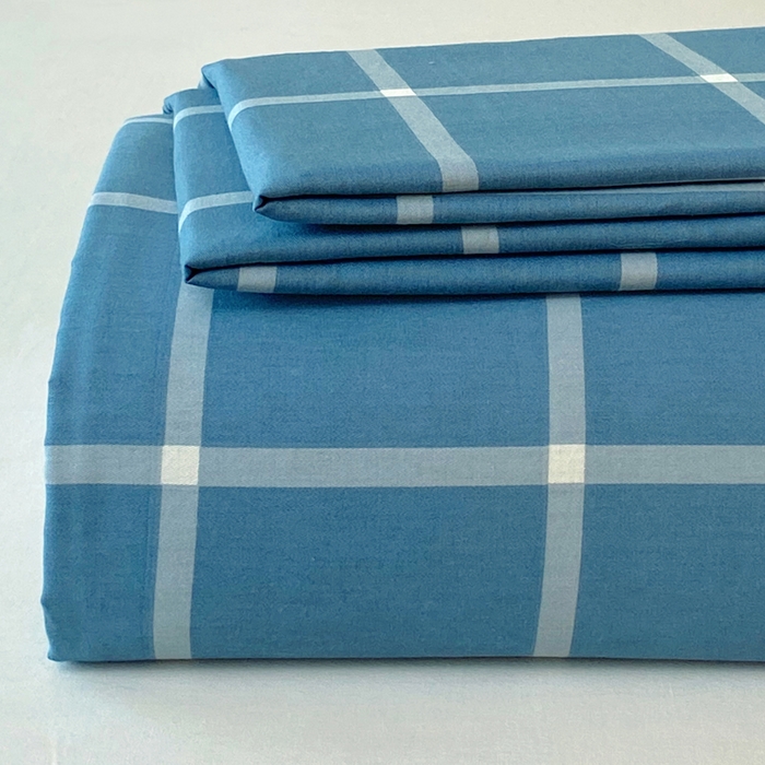 91家纺网 家纺一手货源 找家纺 春皖家纺 2025新款12868全棉印花四件套-大床图 叠拍