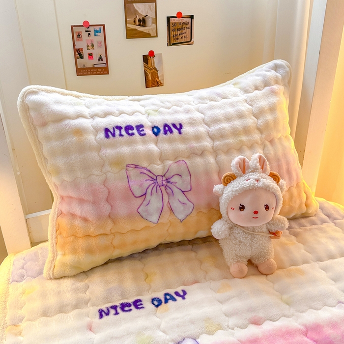 91家纺网 家纺一手货源 找家纺 （总）优品惠 2025新款兔毛绒床垫学生床垫床褥子床护垫