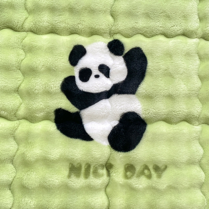 91家纺网 家纺一手货源 找家纺 优品惠 2025新款兔毛绒床垫学生床垫床褥子床护垫 呆萌熊猫