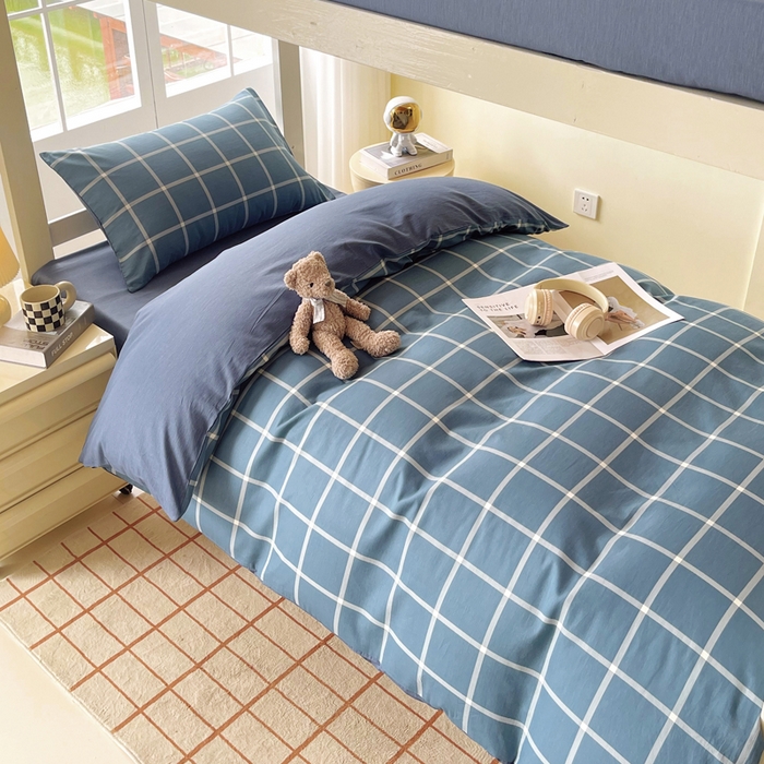 91家纺网 家纺一手货源 找家纺 （总）春皖家纺 2025新款12868全棉印花上下铺四件套-学生床