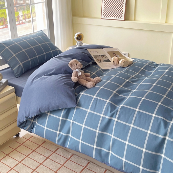 91家纺网 家纺一手货源 找家纺 （总）春皖家纺 2025新款12868全棉印花上下铺四件套-学生床