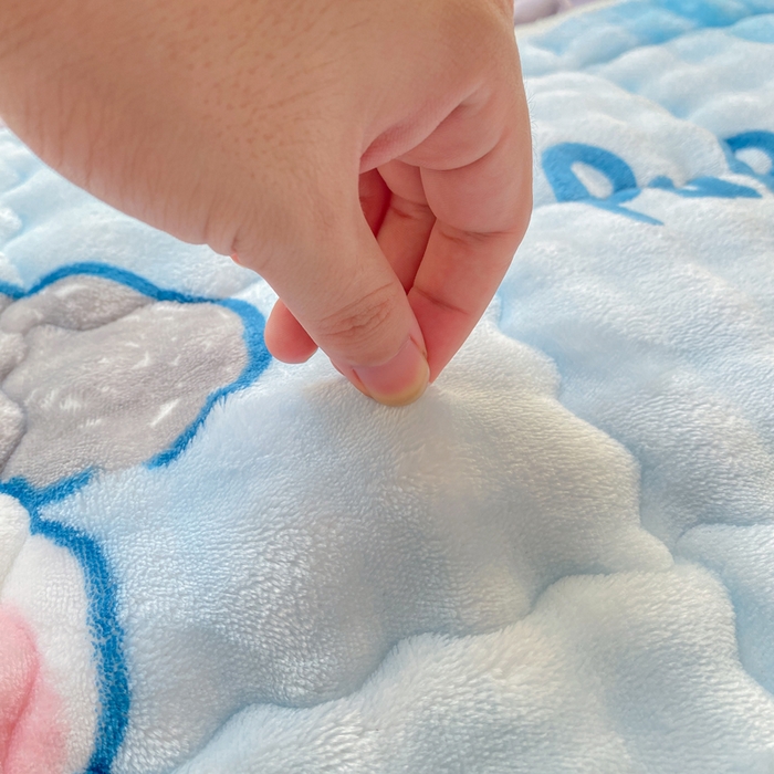 91家纺网 家纺一手货源 找家纺 优品惠 2025新款兔毛绒床垫学生床垫床褥子床护垫 可爱狗