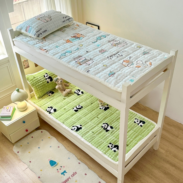 91家纺网 家纺一手货源 找家纺 优品惠 2025新款兔毛绒床垫学生床垫床褥子床护垫 萌宠