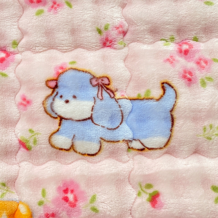 91家纺网 家纺一手货源 找家纺 优品惠 2025新款兔毛绒床垫学生床垫床褥子床护垫 萌宠粉