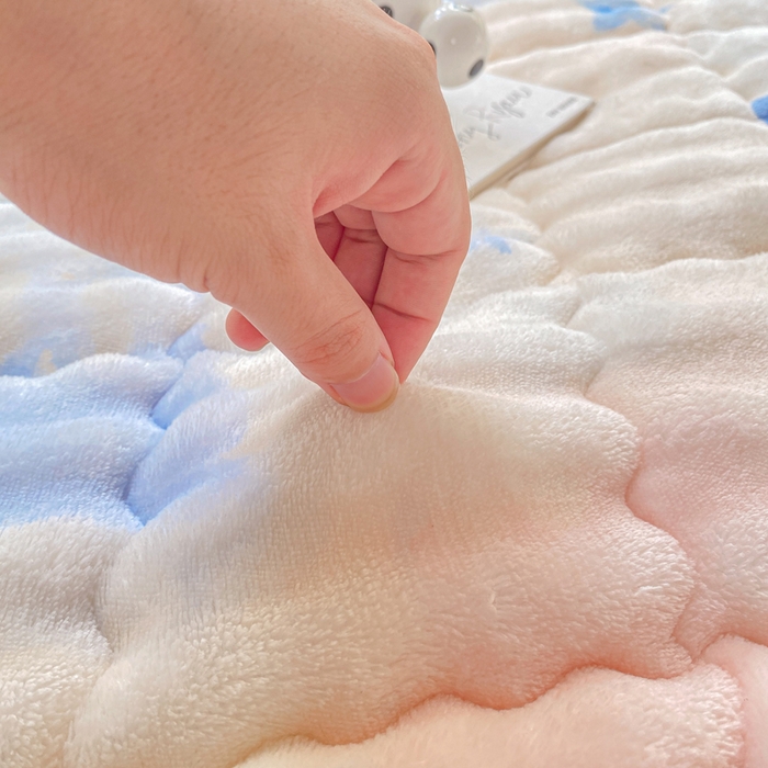 91家纺网 家纺一手货源 找家纺 优品惠 2025新款兔毛绒床垫学生床垫床褥子床护垫 南星