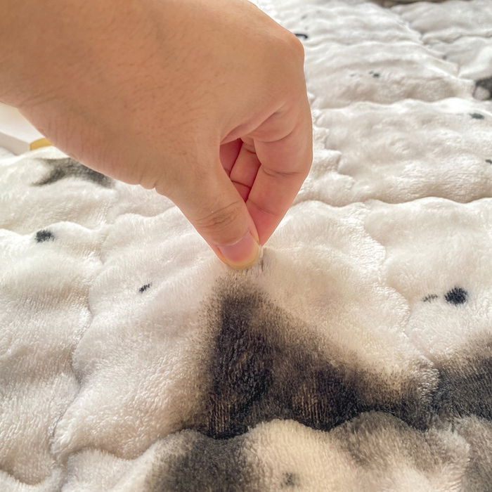 91家纺网 家纺一手货源 找家纺 优品惠 2025新款兔毛绒床垫学生床垫床褥子床护垫 星星