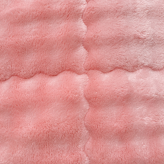 91家纺网 家纺一手货源 找家纺 优品惠 2025新款兔毛绒床垫学生床垫床褥子床护垫 樱花粉