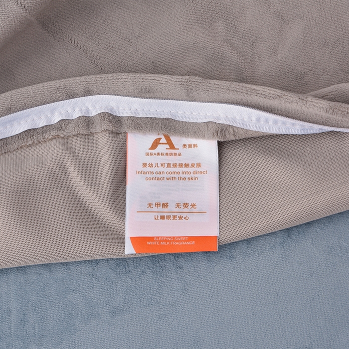 91家纺网 家纺一手货源 找家纺 氧家 2025新款高克重牛奶绒拼角刺绣床单床笠床盖款四件套-钟爱 钟爱-蓝