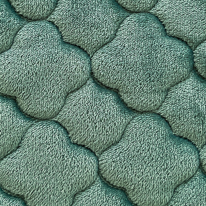 91家纺网 家纺一手货源 找家纺 富馨莱 2025新款牛奶绒夹棉床笠支持一件定做 孔雀蓝-夹棉