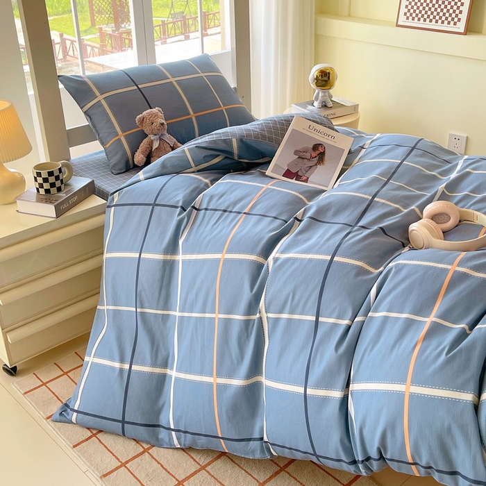 91家纺网 家纺一手货源 找家纺 春皖家纺 2025新款12868全棉印花上下铺四件套-学生床 苏兰