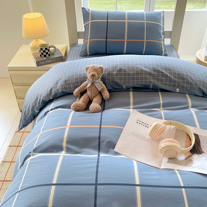 91家纺网 家纺一手货源 找家纺 春皖家纺 2025新款12868全棉印花上下铺四件套-学生床 苏兰