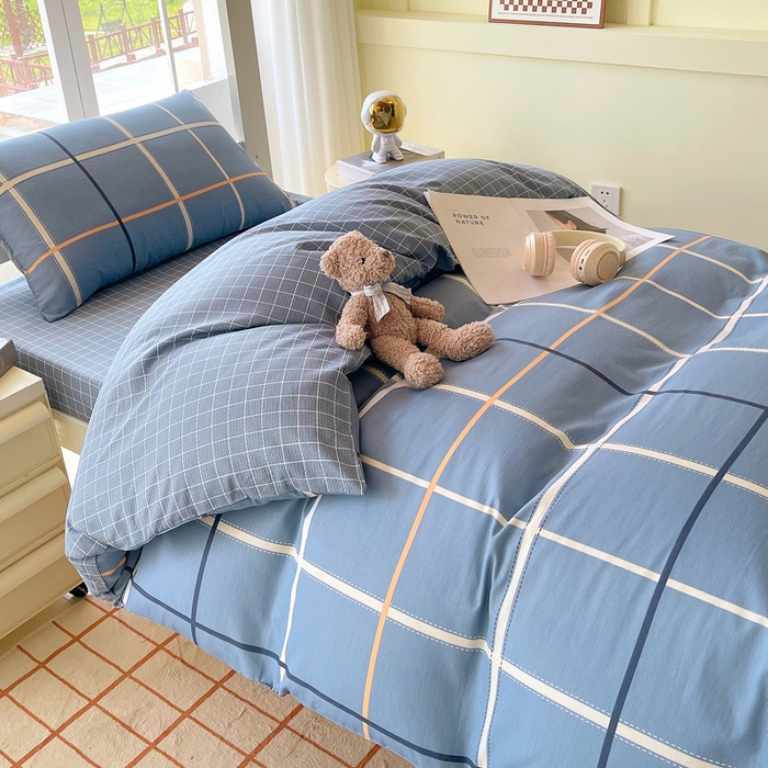 91家纺网 家纺一手货源 找家纺 春皖家纺 2025新款12868全棉印花上下铺四件套-学生床 苏兰