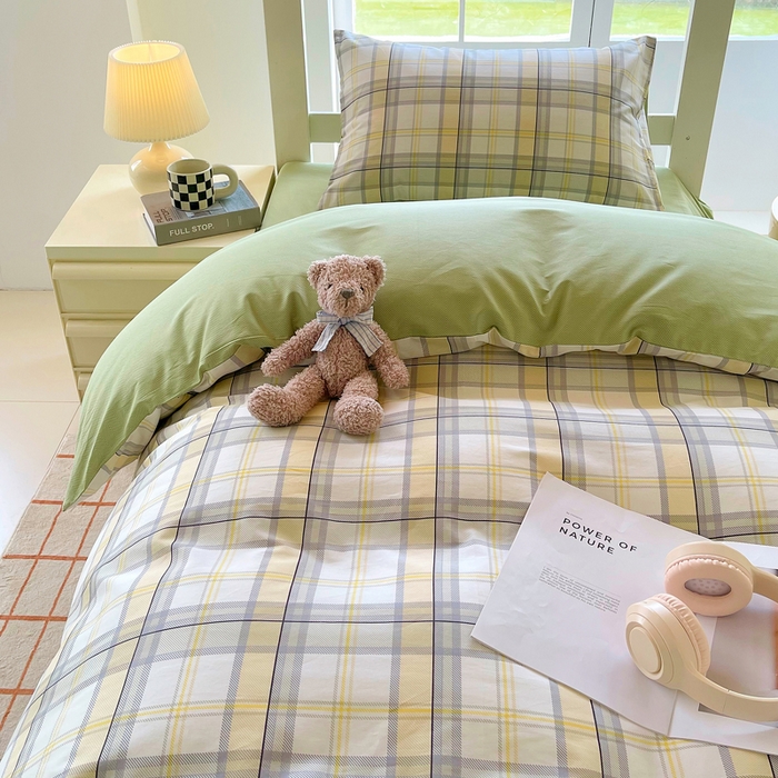 91家纺网 家纺一手货源 找家纺 春皖家纺 2025新款12868全棉印花上下铺四件套-学生床 维希格