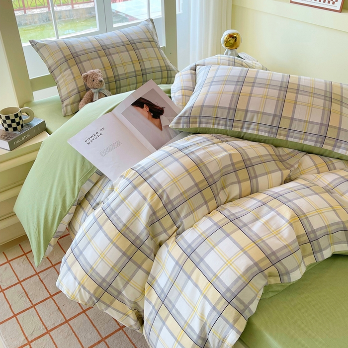 91家纺网 家纺一手货源 找家纺 春皖家纺 2025新款12868全棉印花上下铺四件套-学生床 维希格