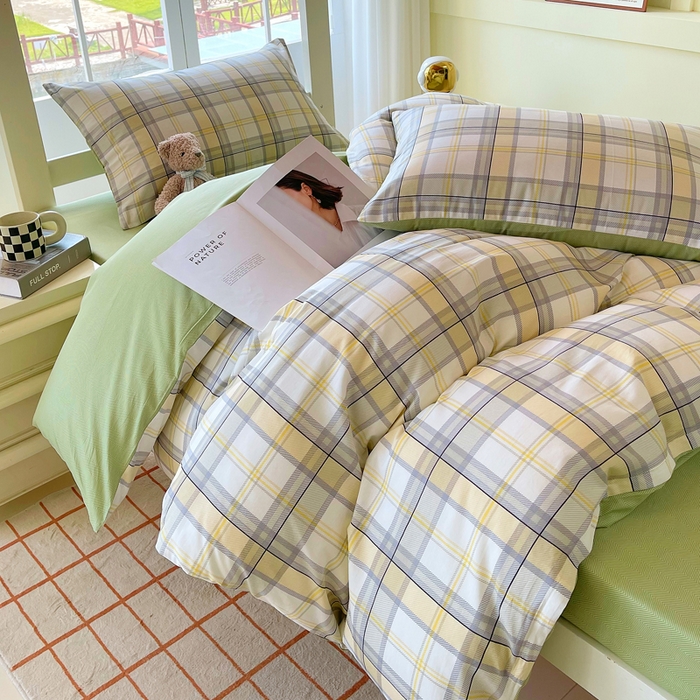 91家纺网 家纺一手货源 找家纺 春皖家纺 2025新款12868全棉印花上下铺四件套-学生床 维希格