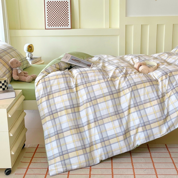 91家纺网 家纺一手货源 找家纺 春皖家纺 2025新款12868全棉印花上下铺四件套-学生床 维希格