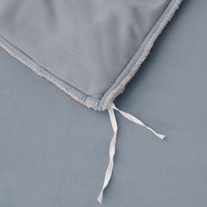 91家纺网 家纺一手货源 找家纺 氧家 2025新款高克重牛奶绒拼角刺绣床单床笠床盖款四件套-星语 星语-蓝