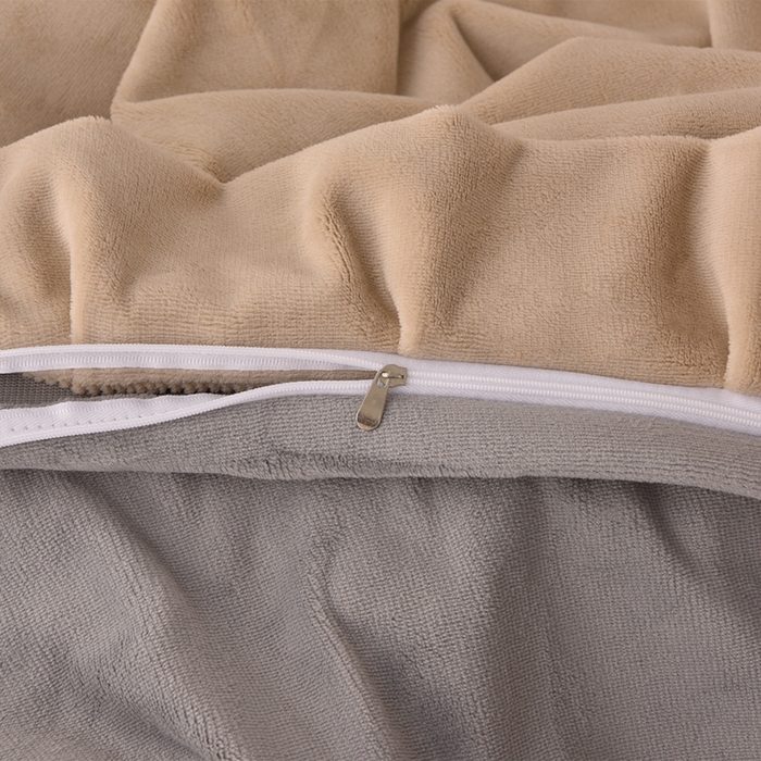 91家纺网 家纺一手货源 找家纺 氧家 2025新款高克重牛奶绒拼角刺绣床单床笠床盖款四件套-星语 星语-棕