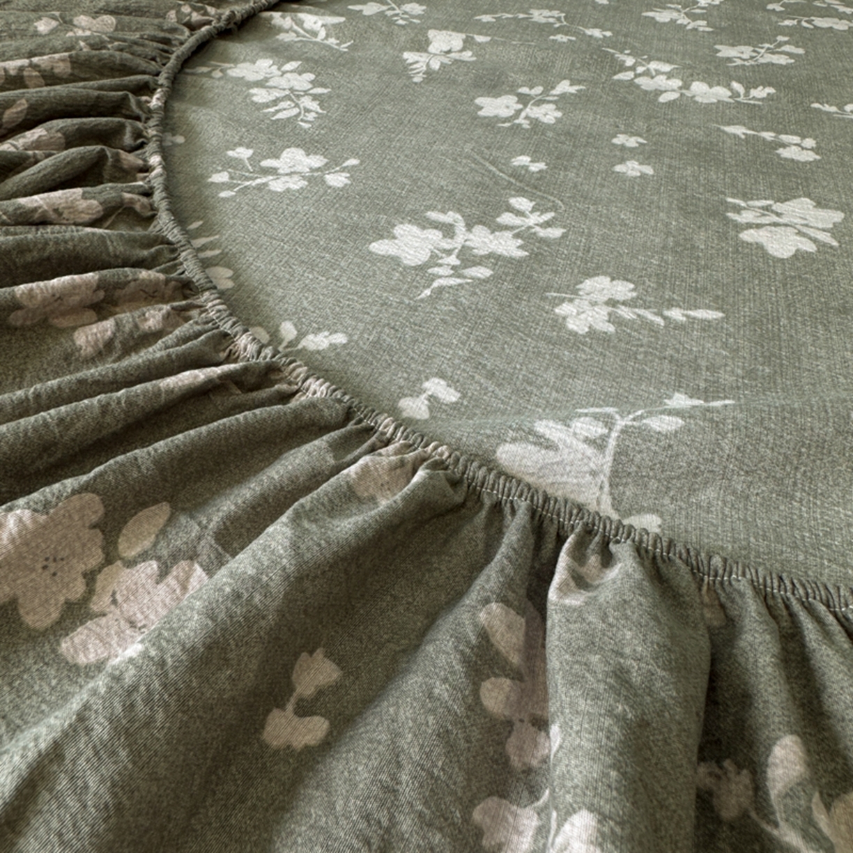 91家纺网 家纺一手货源 找家纺 （总）漫仙阁家纺 2025新款高克重复古原麻单床笠床笠单件单品床笠