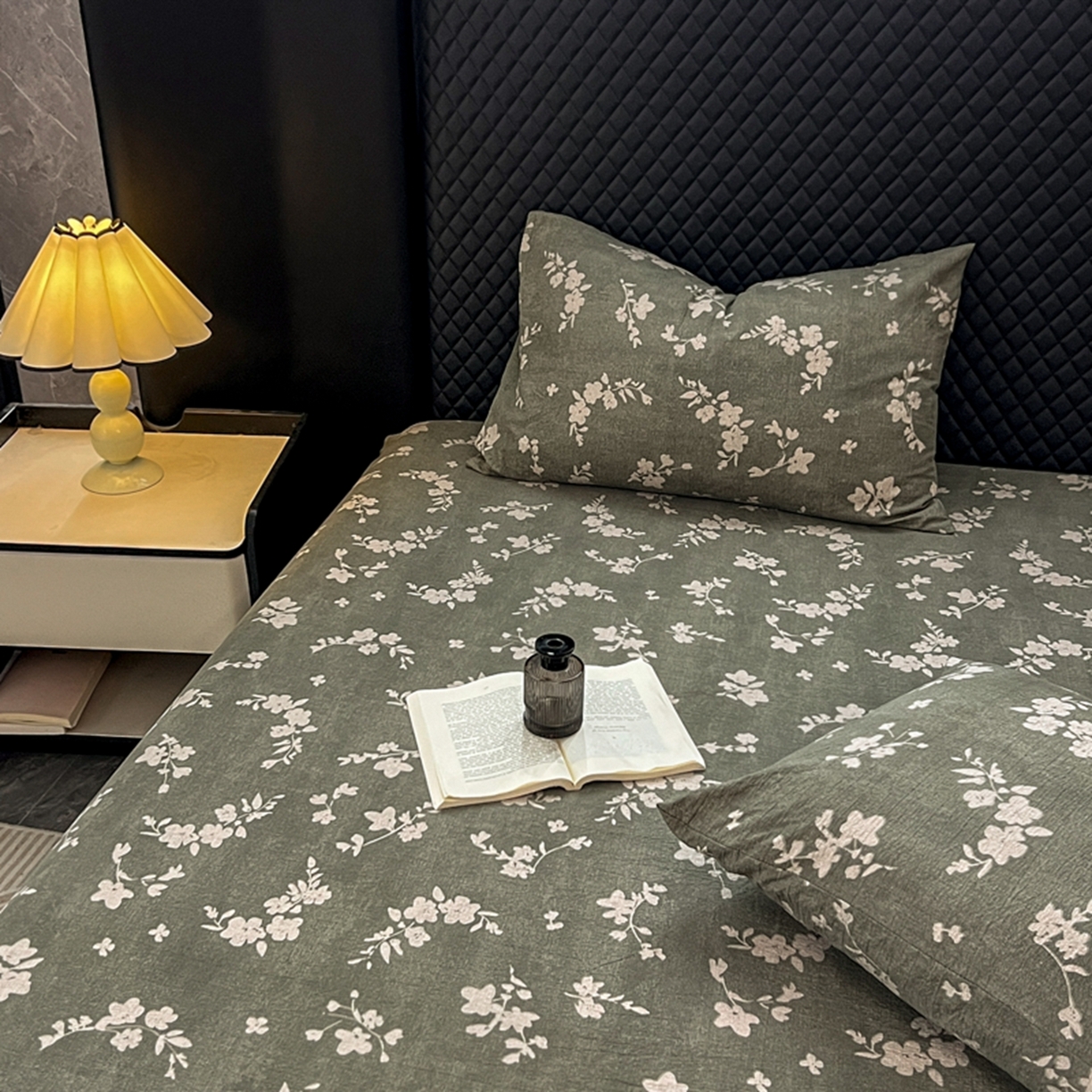 91家纺网 家纺一手货源 找家纺 （总）漫仙阁家纺 2025新款高克重复古原麻单床笠床笠单件单品床笠